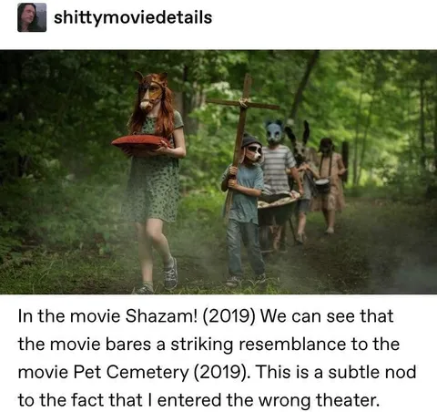 Shazam Looks Like Pet Sematary