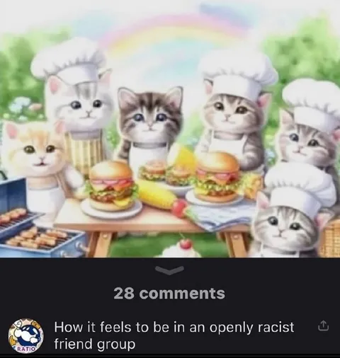 Openly Racist Friend Group