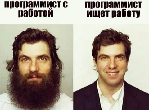 Программист с работой и без