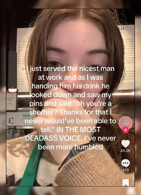 She Her Deadpan Misgendering
