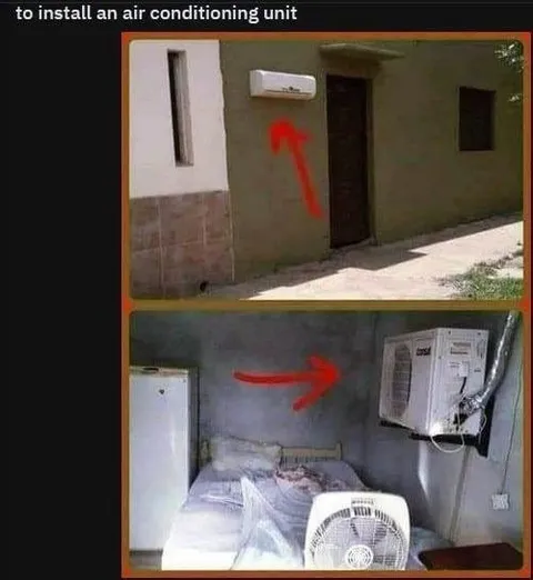Air Conditioner Installation Fail