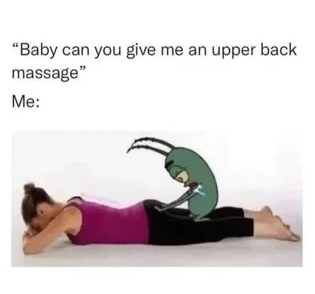 Upper Back Massage Request
