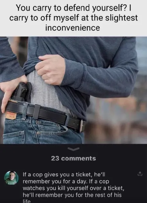 Carry Gun for Minor Inconvenience