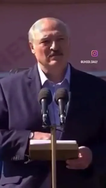 Лукашенко кричит на митинге