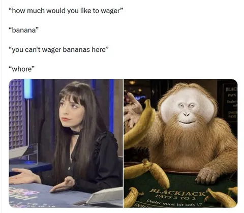 You Can't Wager Bananas Here