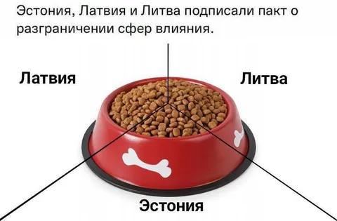 Страны Балтии делят миску