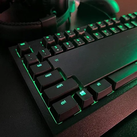 Green Backlit Gaming Keyboard
