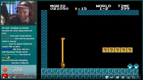 Mario’s Neck Stomping Glitch