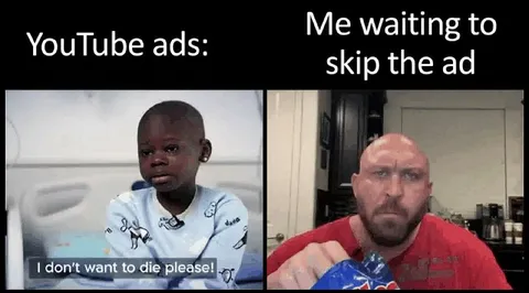 YouTube Ads Make Me Suffer