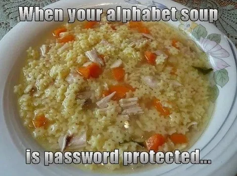 Password Protected Alphabet Soup