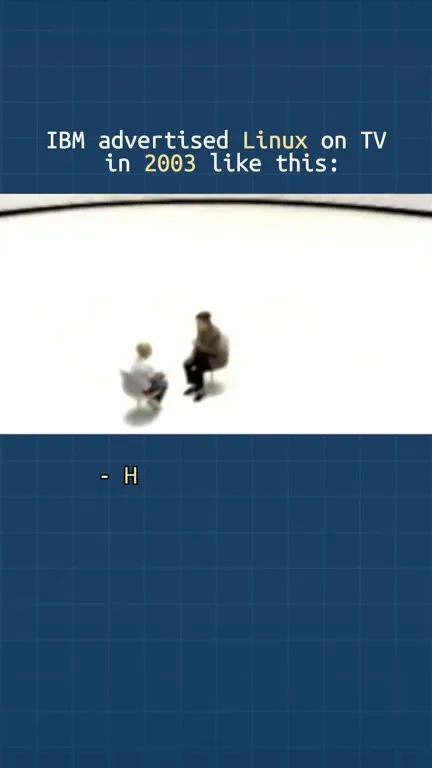 IBM Linux Ad Goes Completely Weird