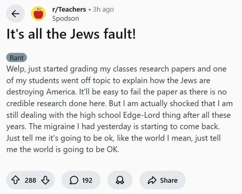 It's All the Jews' Fault