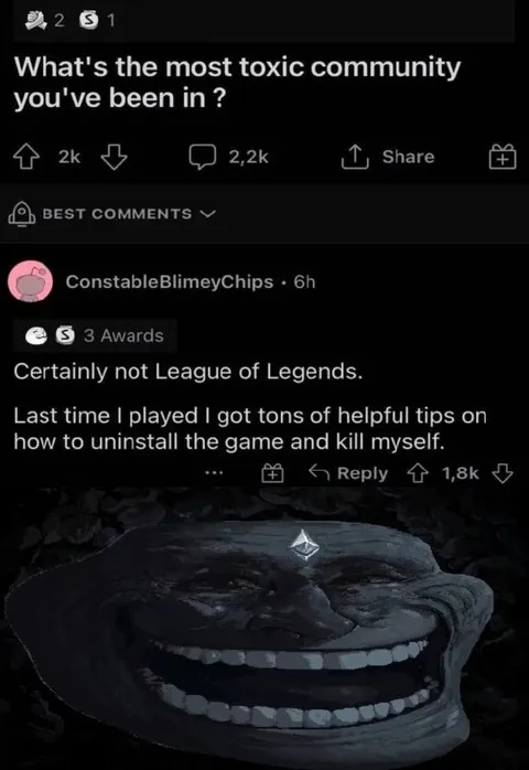Most Toxic Gaming Community