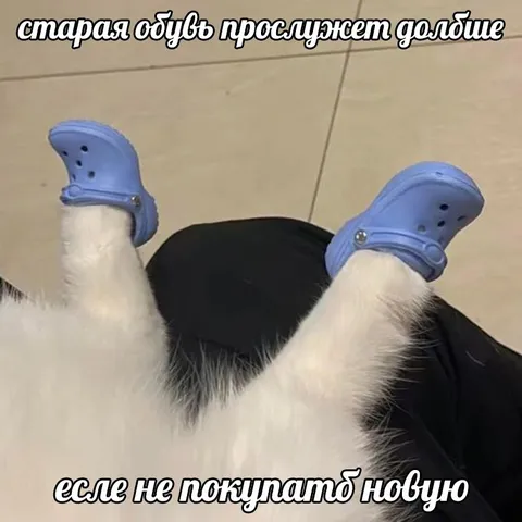 Старая обувь прослужит дольше