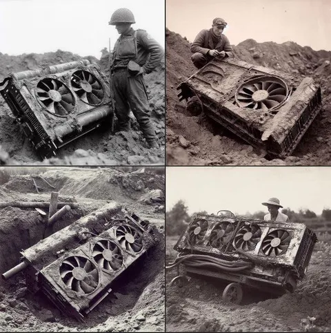 Видеокарта на войне