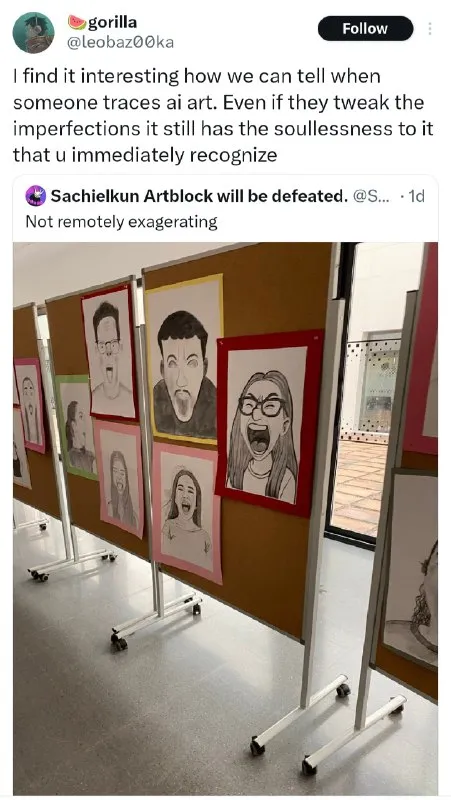 Soulless AI Art Tracing