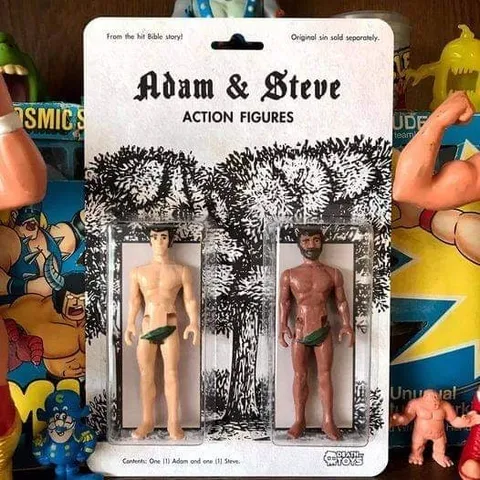 Adam and Steve Action Figures