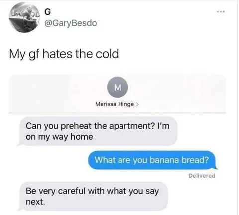 Banana Bread Cold Joke