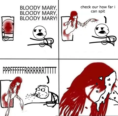 Bloody Mary Spits Back