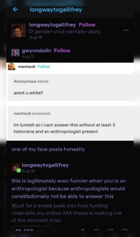 Anthropologist Can't Answer Are You White