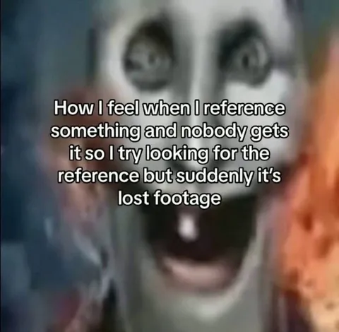 When Your Reference Becomes Lost Footage