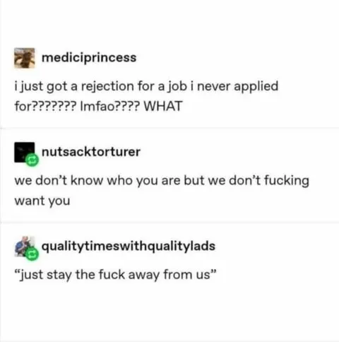 Rejected From a Job Never Applied For