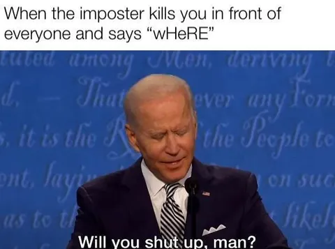 Biden Says Shut Up Man