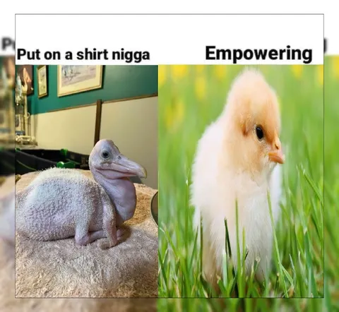 Put on a shirt, empowering