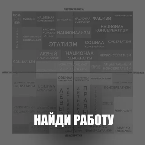 Найди работу на политическом компасе