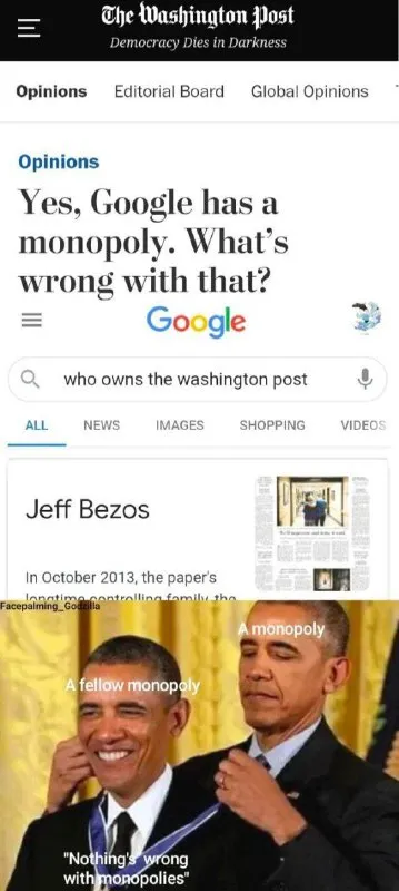 Monopolies Supporting Monopolies