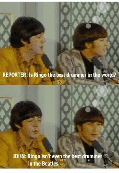Ringo Isn't the Best Beatle Drummer