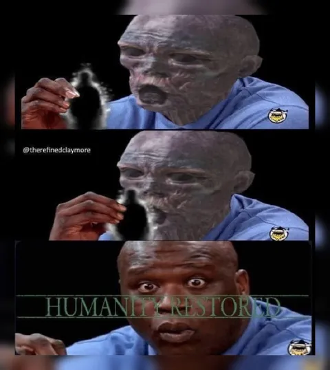 Humanity Restored Alien Reaction
