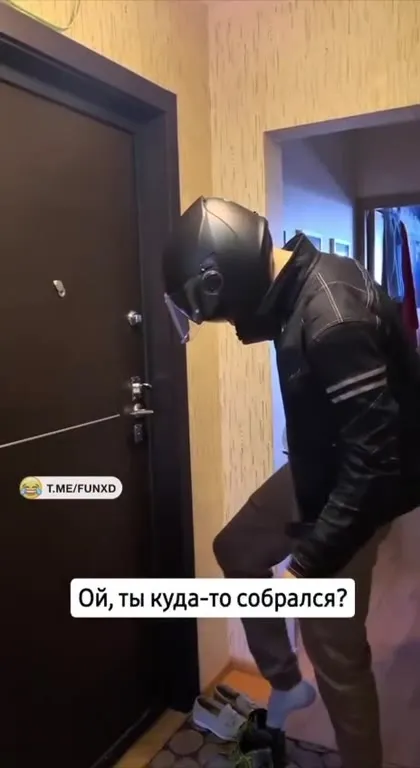Мотоциклист передумал уходить