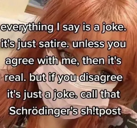 Schrödinger's Shitpost