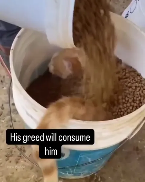 His Greed Will Consume Him