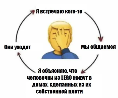 Человечки LEGO живут в домах из плоти