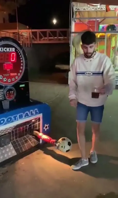 Man Loses to Football Kicker