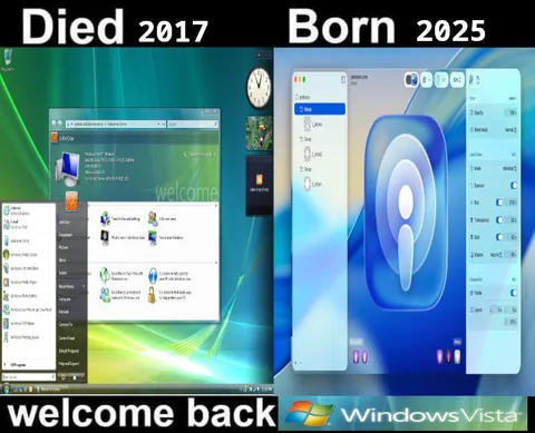 Windows Vista Welcome Back