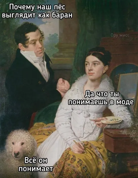 Пёс выглядит как баран
