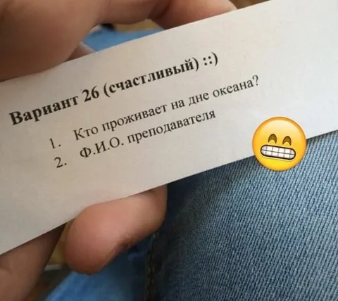 Счастливый вариант 26