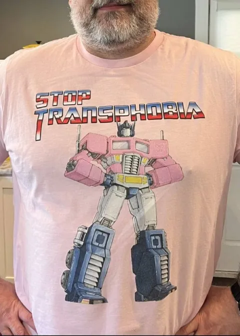 Stop Transphobia Optimus Prime Shirt