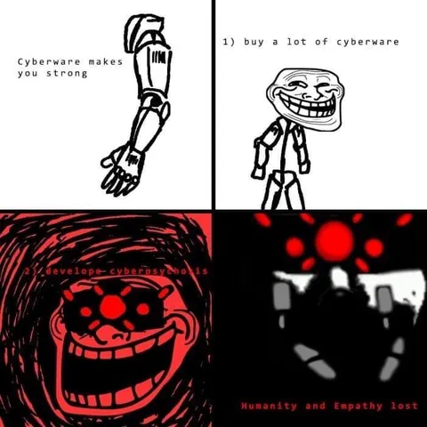 Cyberware Makes You Strong