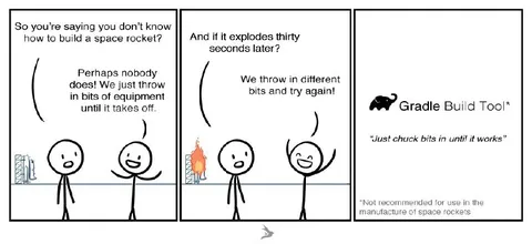 Gradle Space Rocket Development