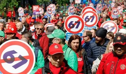Протест против числа 67