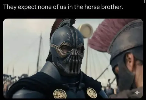 None of Us in the Horse Brother