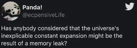 Universe Expansion Memory Leak