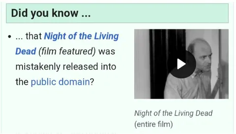 Night of the Living Dead Public Domain
