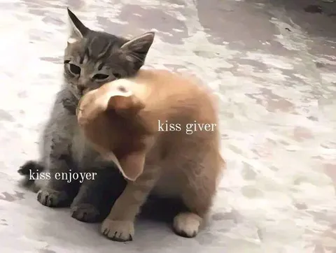 Kiss Giver and Kiss Enjoyer