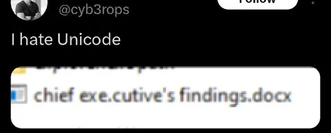I hate Unicode filename