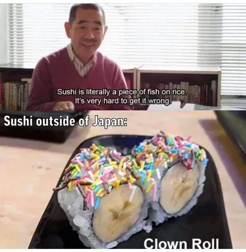 Sushi Outside Japan Clown Roll